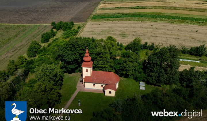 Dronové zábery obec Markovce
