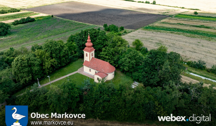Dronové zábery obec Markovce