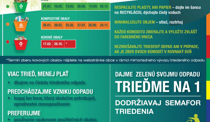 Aktuality / Kalendár triedeného zberu 2022 - foto