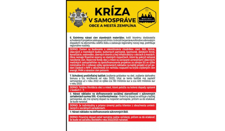 Kríza v samospráve