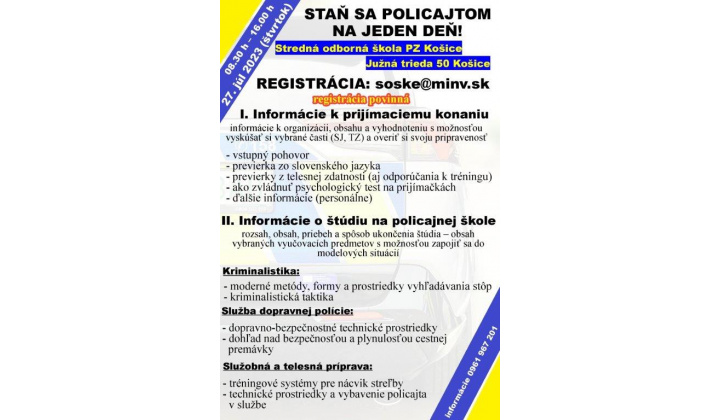 Stan sa policajtom za jeden den