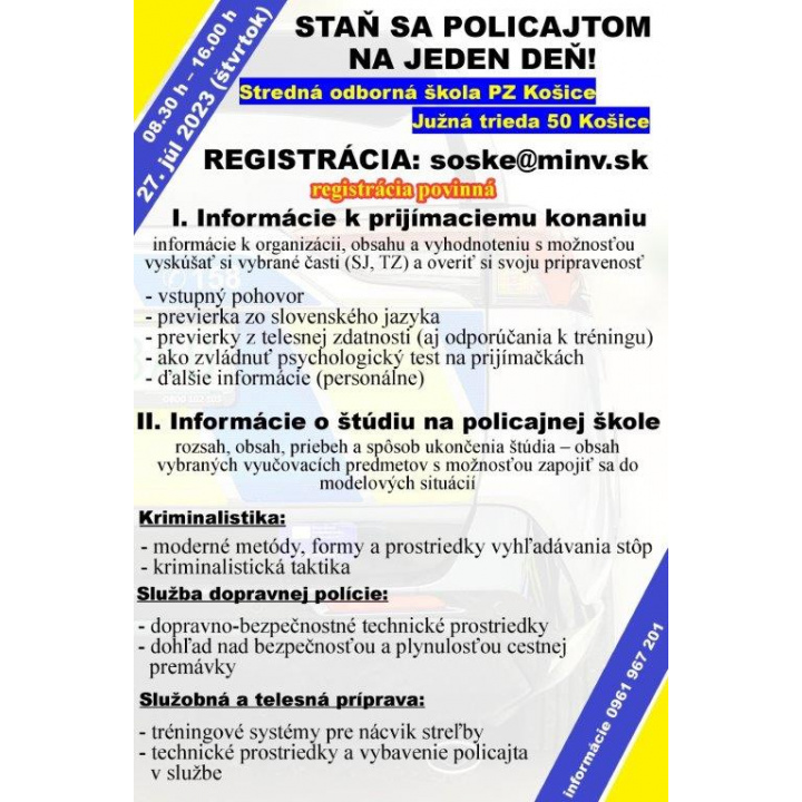 Stan sa policajtom za jeden den