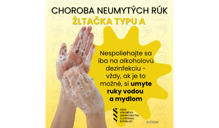 Žltačka - dezinfekcia