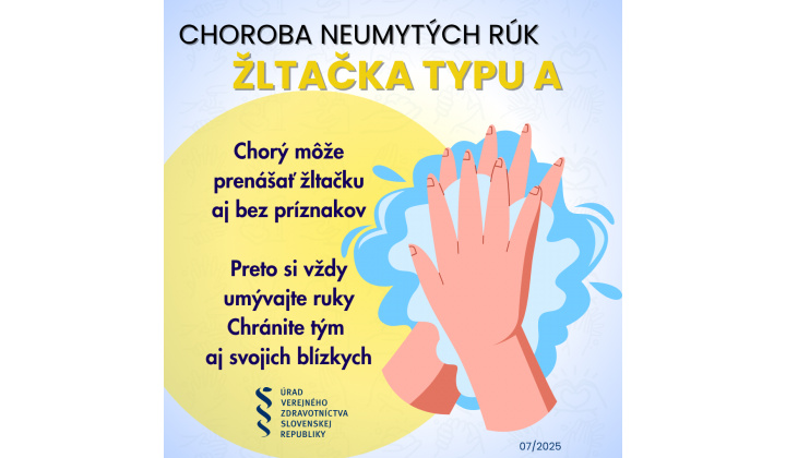Žltačka - umývanie rúk